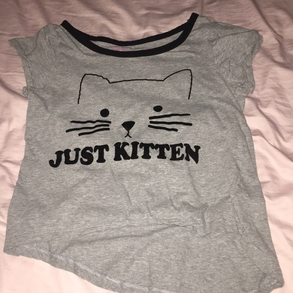 Grey Crop top